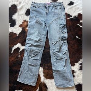 Edikted Women’s Winslow Straight Leg Cargo Jeans